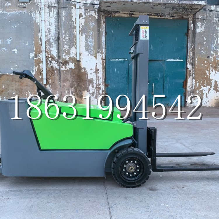永济市小型电动叉车1吨2吨步行站驾式电瓶堆高充电装卸车液压升降车铲车